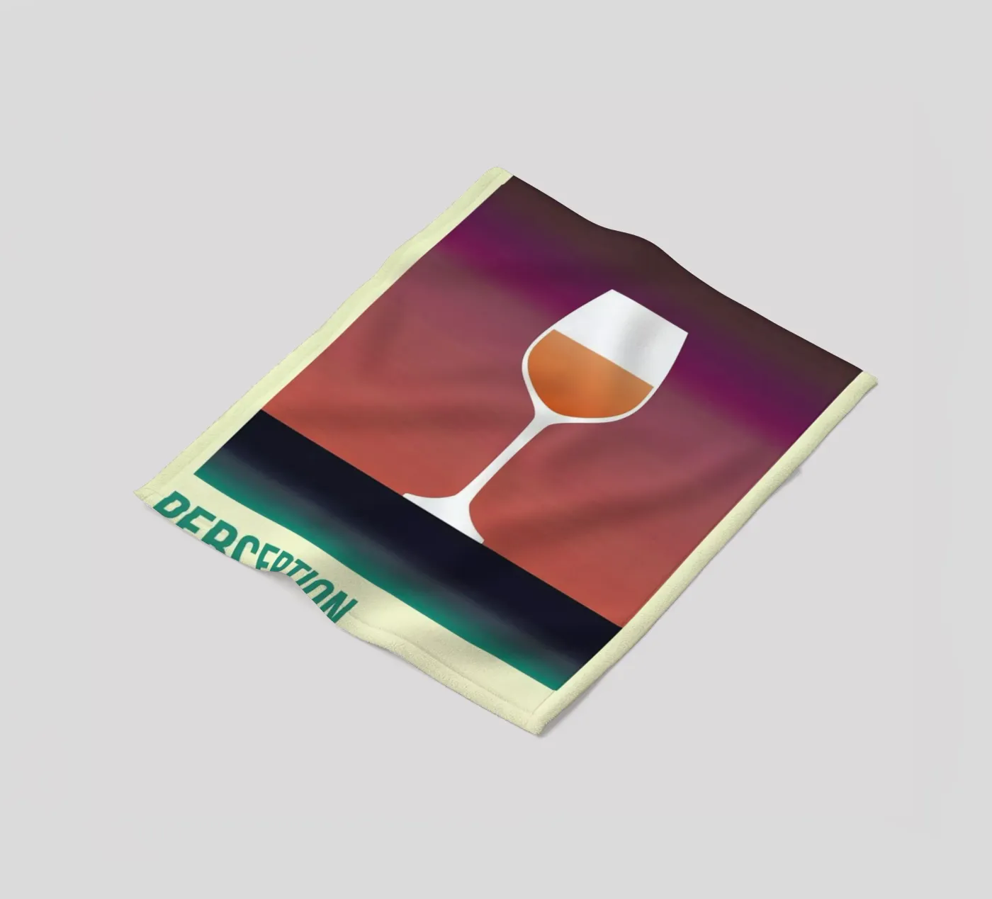 Perception Aperol fleecedeken van Trabolt Design