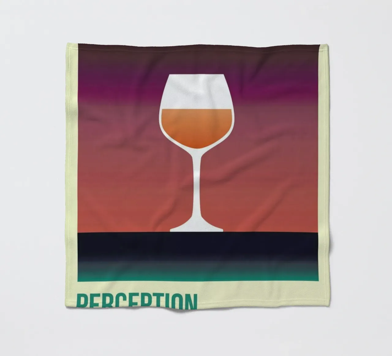 Perception Aperol Fleecedecke von Trabolt Design