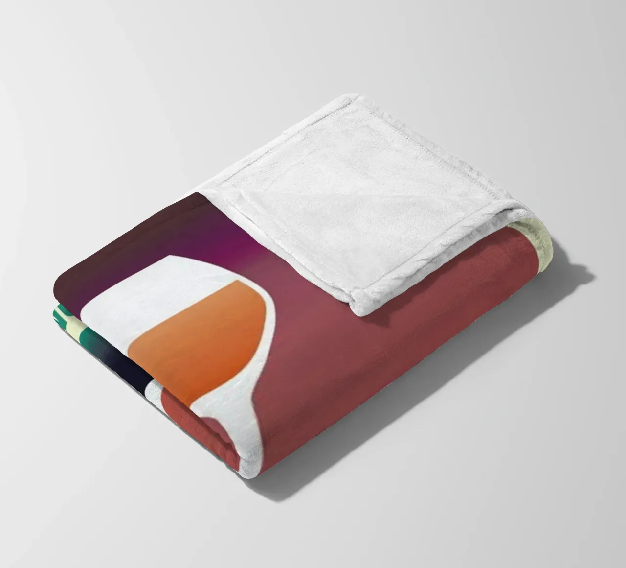 Perception Aperol Fleecedecke von Trabolt Design