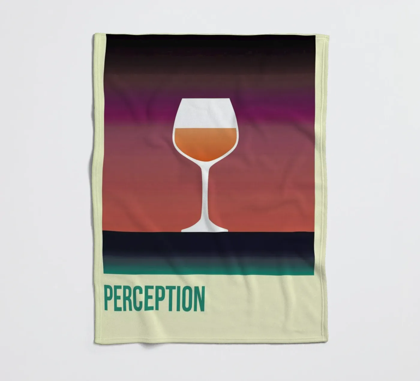 Perception Aperol fleecedeken van Trabolt Design