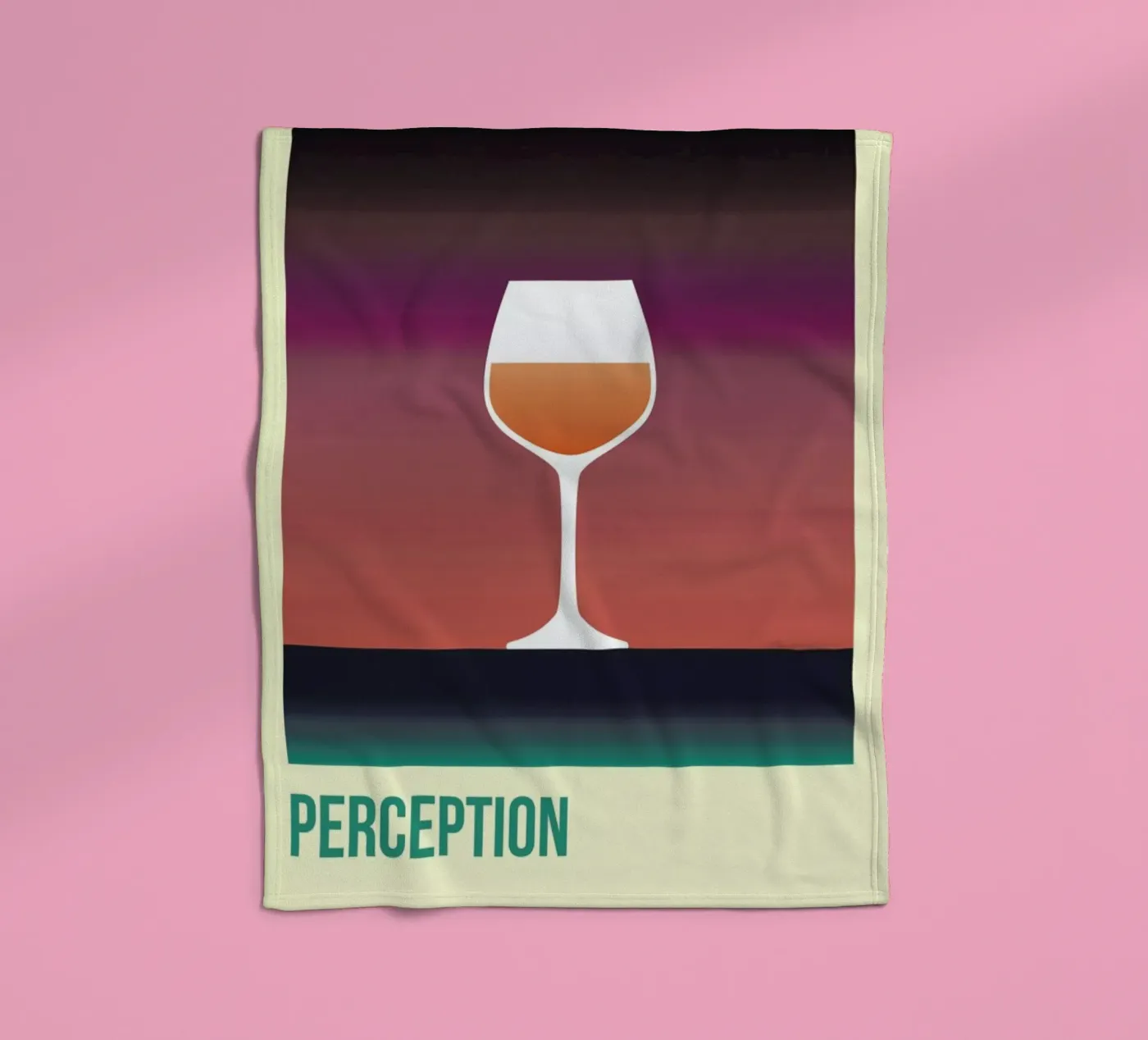 Perception Aperol fleecedeken van Trabolt Design