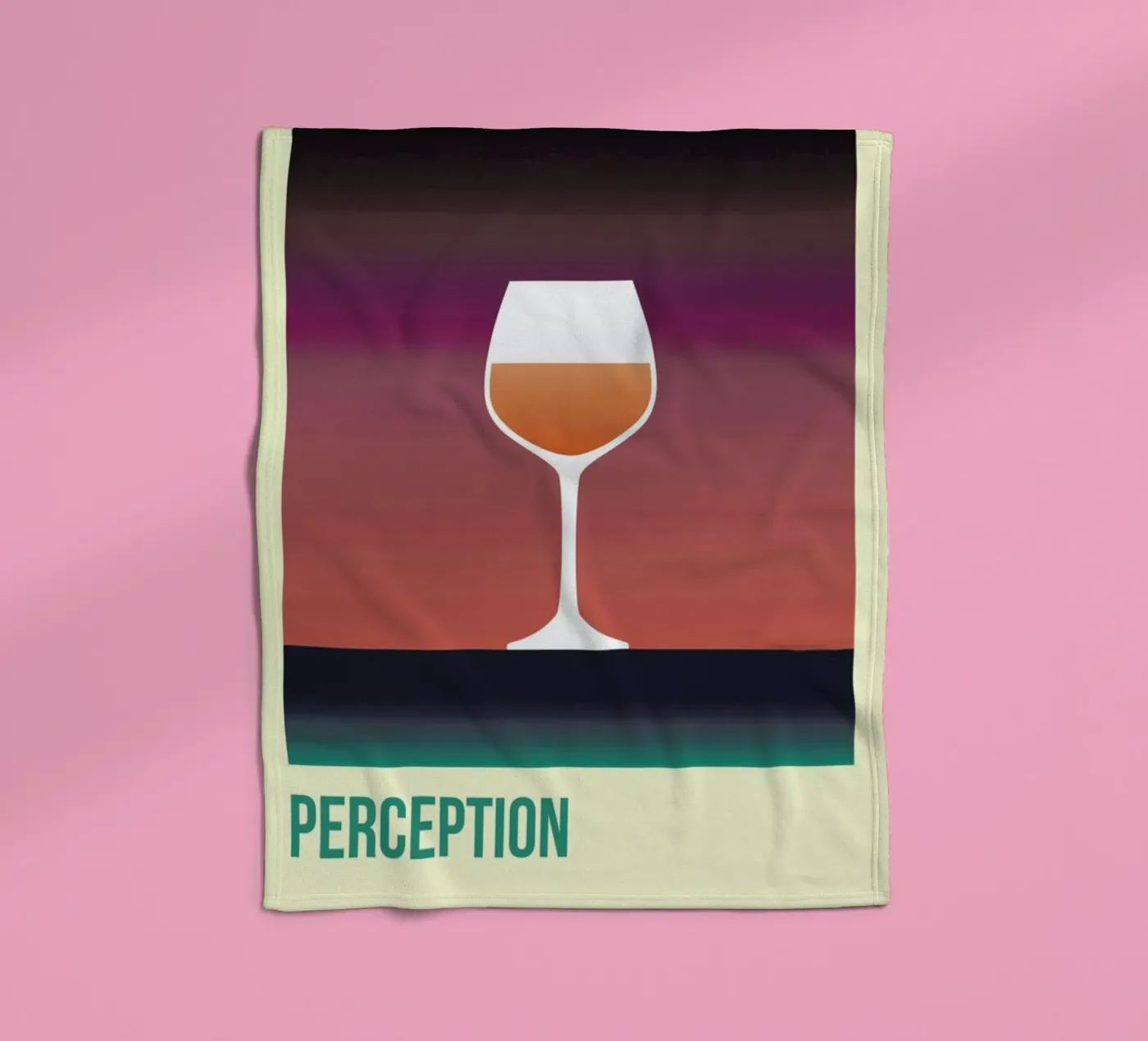 Perception Aperol fleecedeken van Trabolt Design