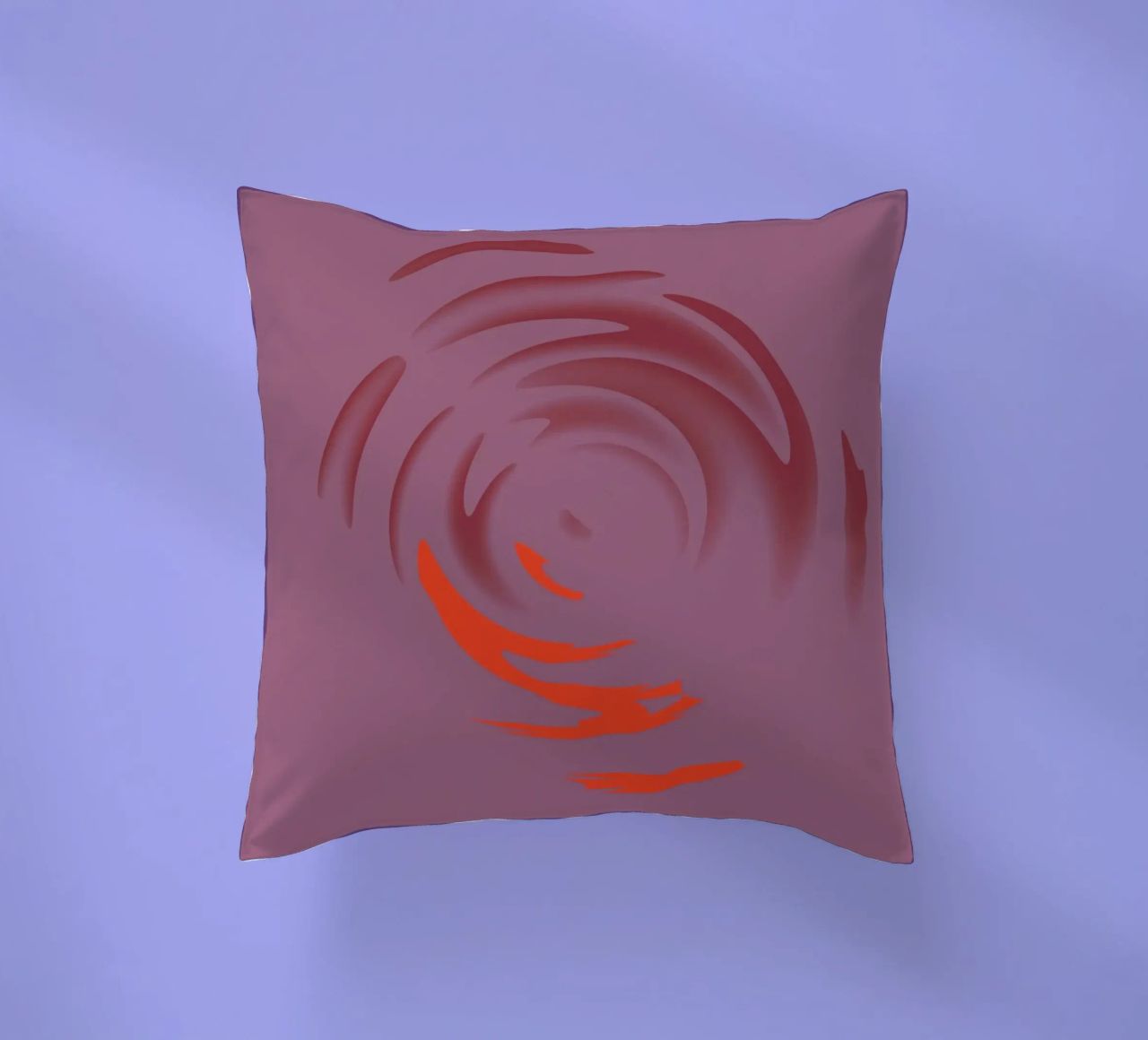 Modello di cerchio rotondo rosa dinamico astratto cuscino da Something for you
