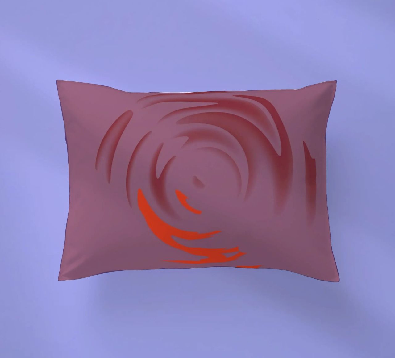 Modello di cerchio rotondo rosa dinamico astratto cuscino da Something for you