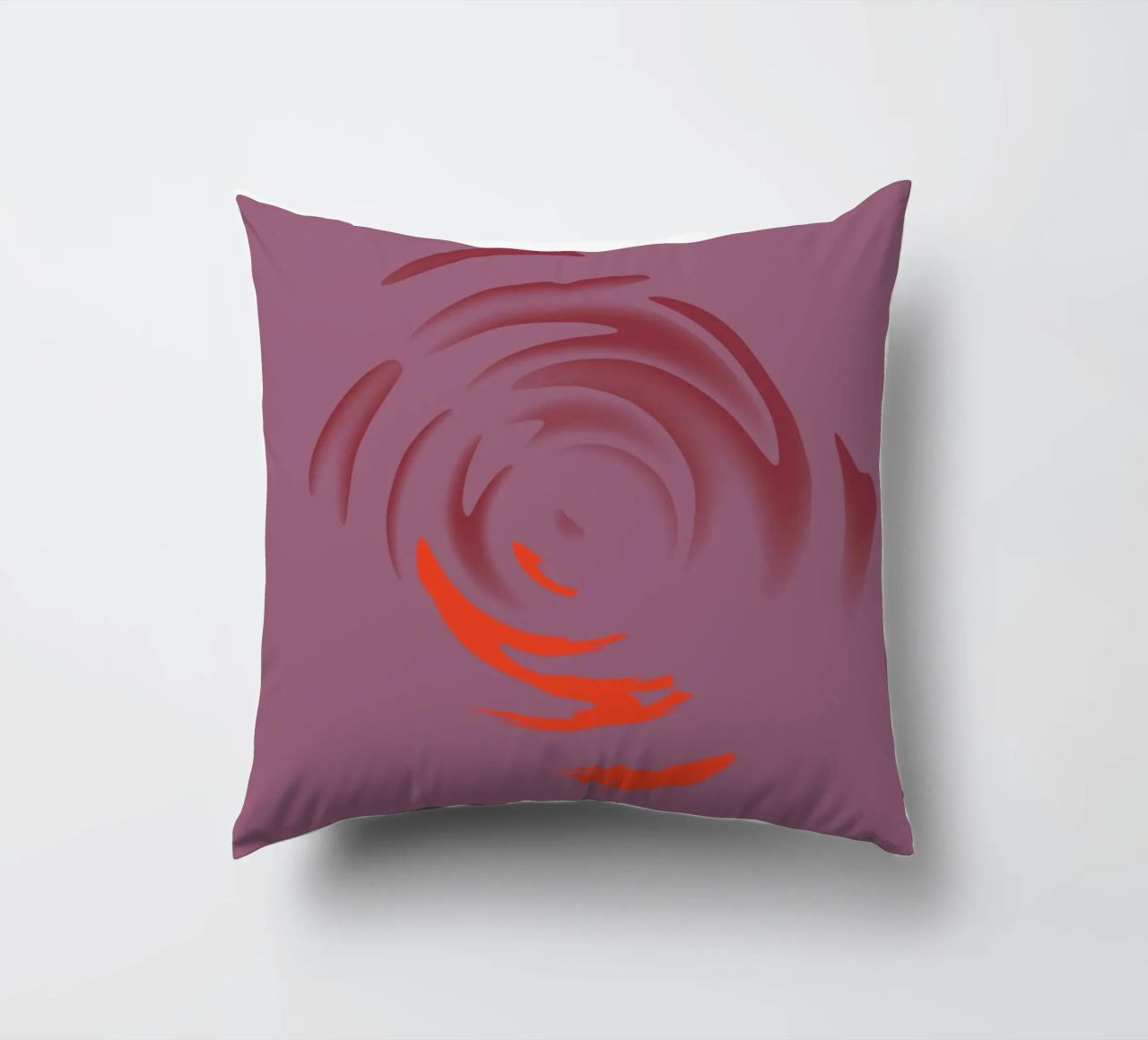 Modello di cerchio rotondo rosa dinamico astratto cuscino da Something for you