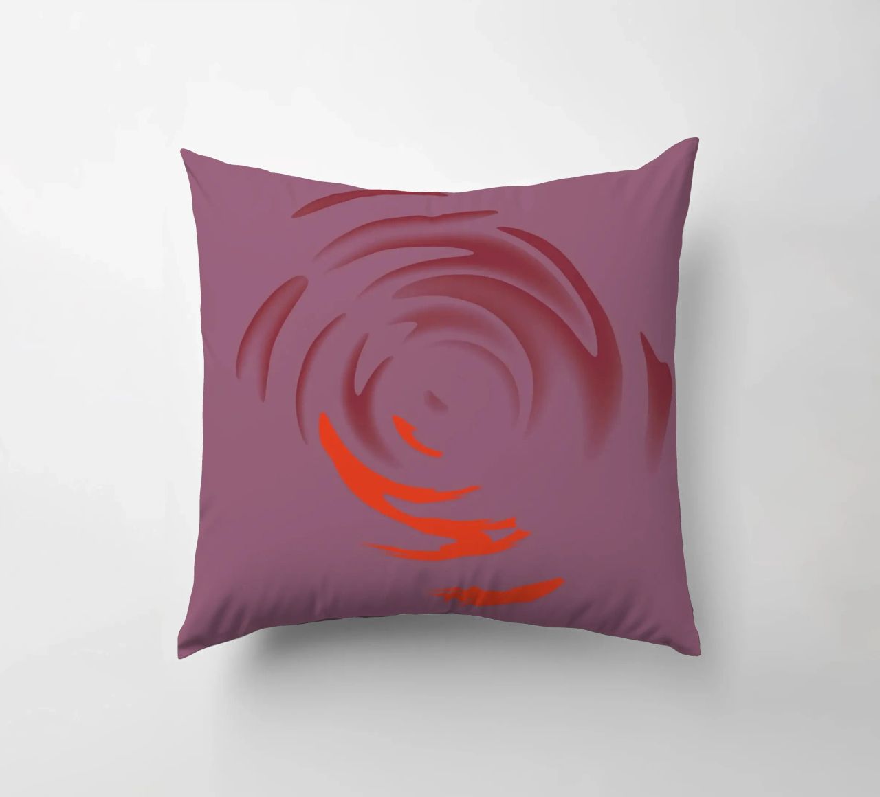 Modello di cerchio rotondo rosa dinamico astratto cuscino da Something for you