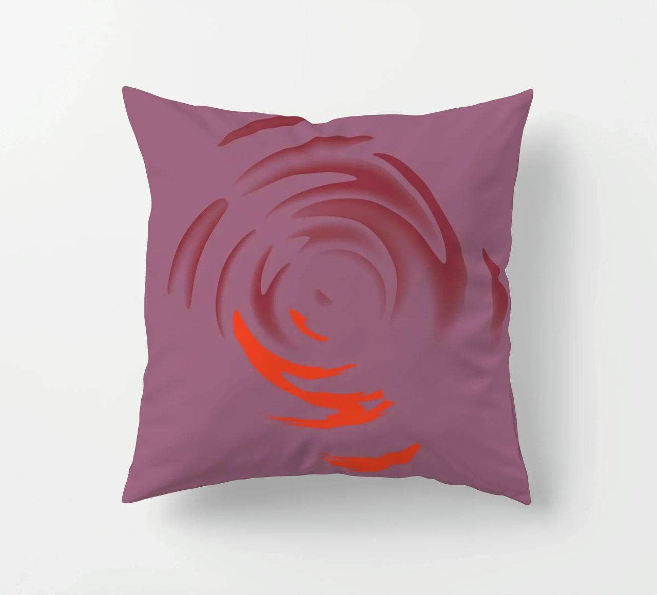 Modello di cerchio rotondo rosa dinamico astratto cuscino da Something for you
