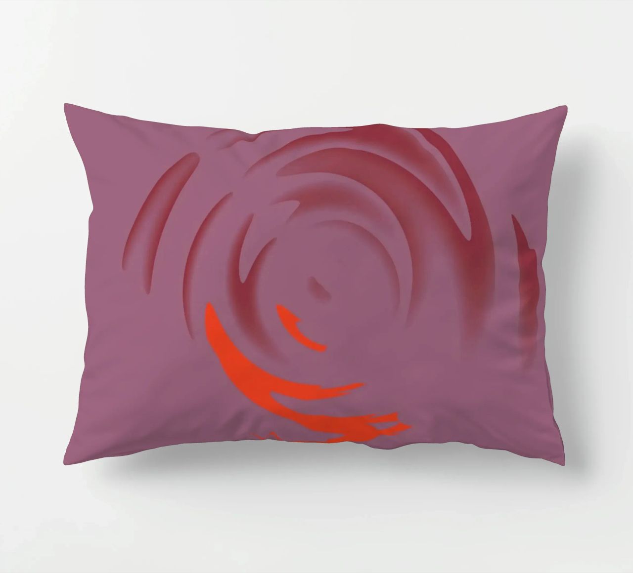 Modello di cerchio rotondo rosa dinamico astratto cuscino da Something for you