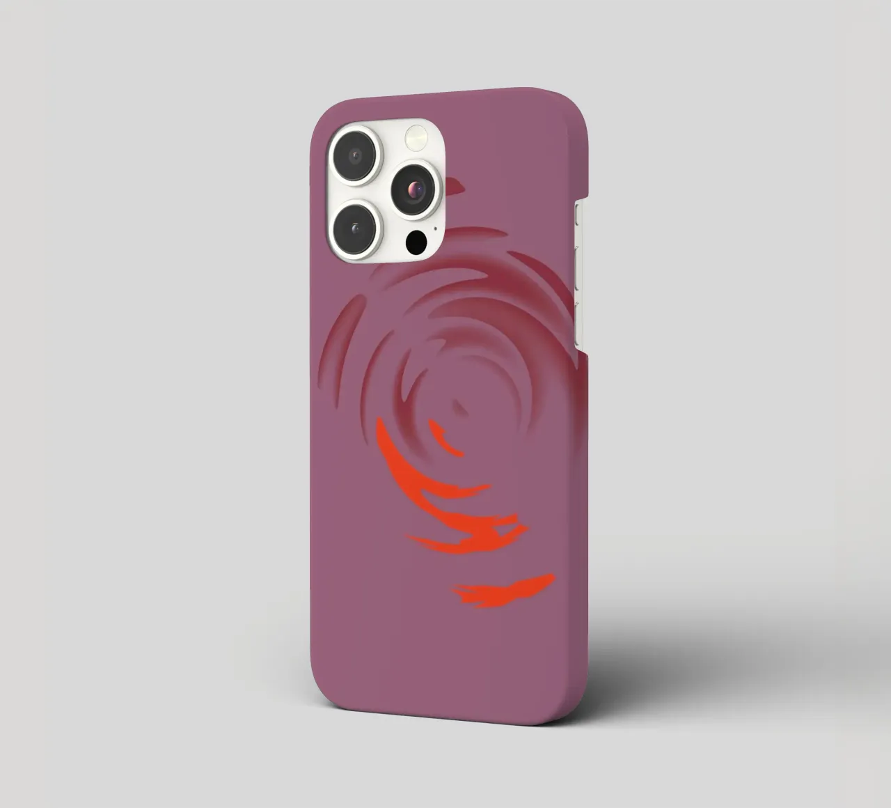 Abstract dynamic pink round circle pattern iphone case by Something for you