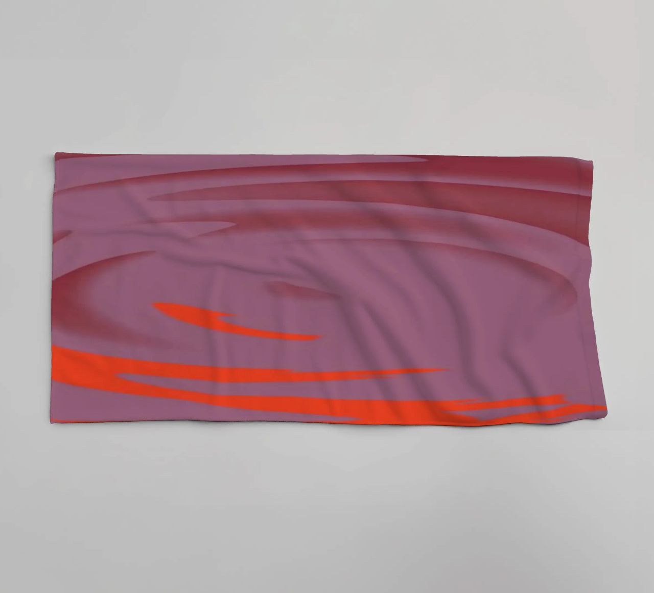 Abstract dynamic pink round circle pattern towel by Something for you