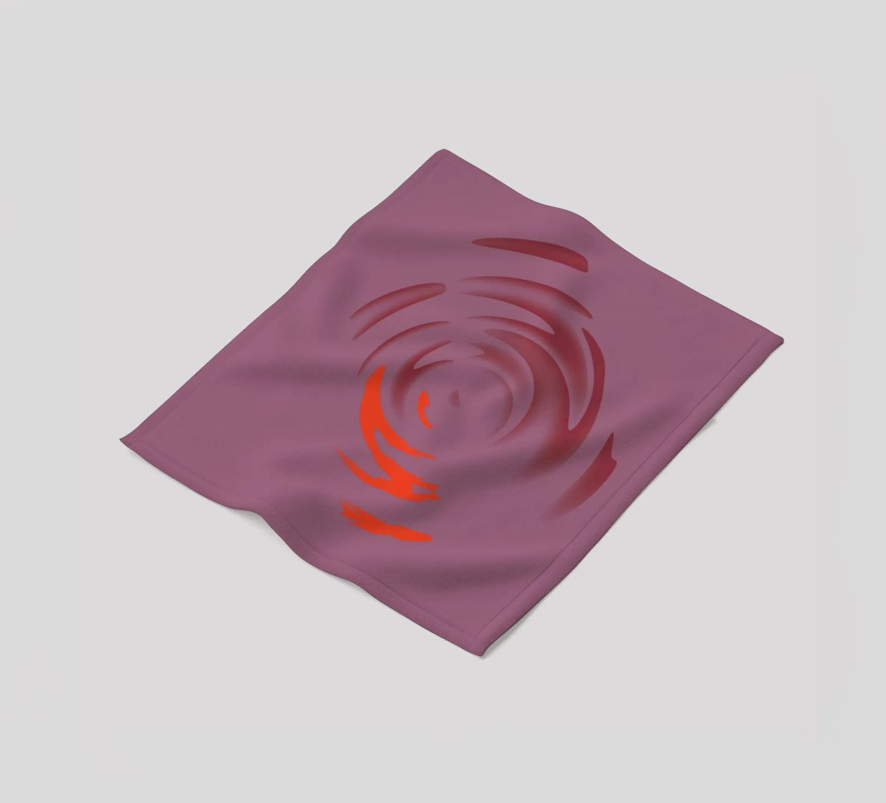 Abstraktes dynamisches pinkes rundes Kreis Muster Fleecedecke von Something for you