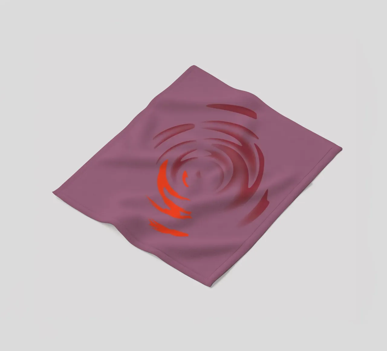 Abstract dynamic pink round circle pattern fleece blanket by Something for you