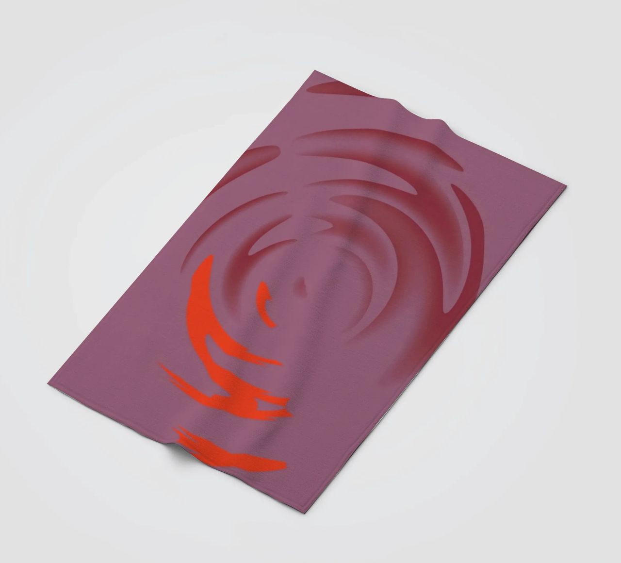 Abstraktes dynamisches pinkes rundes Kreis Muster Fleecedecke von Something for you