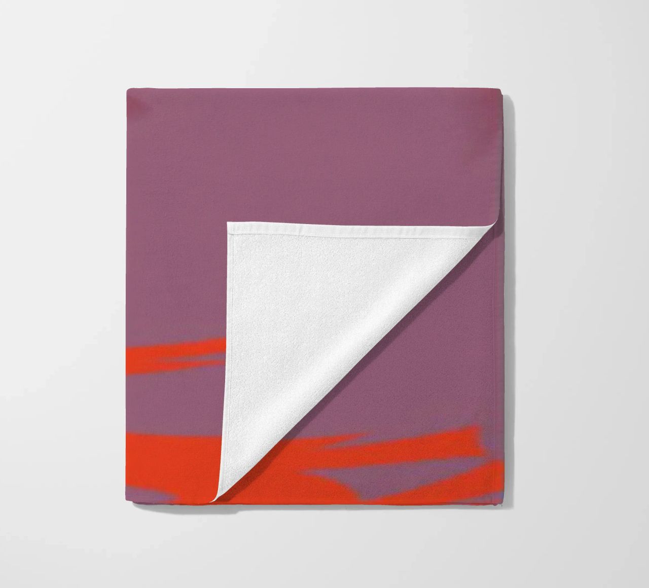 Abstract dynamic pink round circle pattern beach towel by Something for you