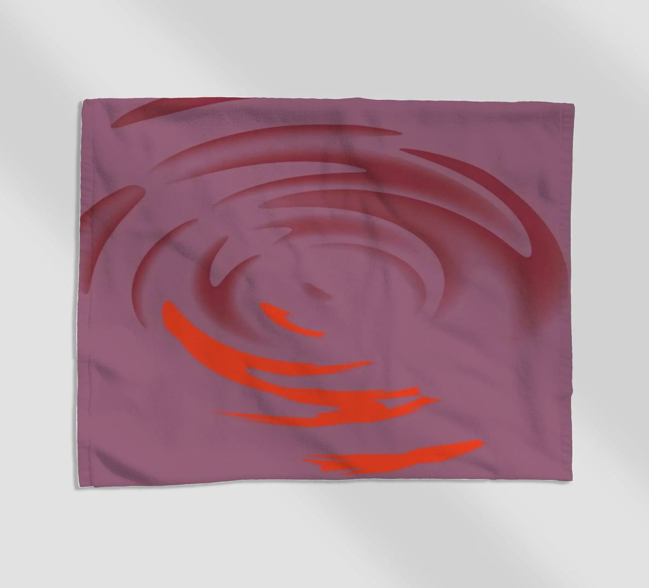 Abstract dynamic pink round circle pattern beach towel by Something for you