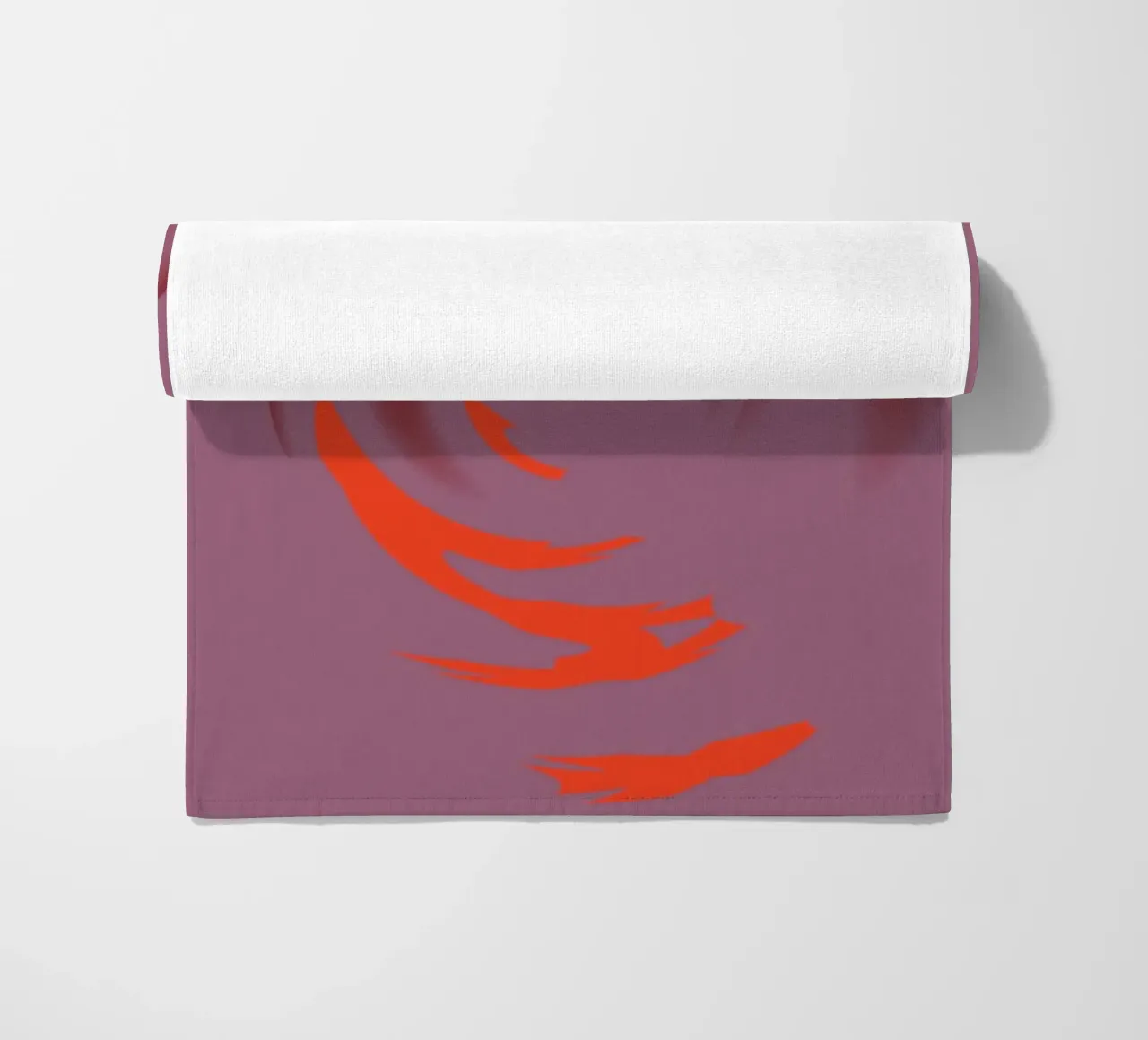 Abstraktes dynamisches pinkes rundes Kreis Muster Strandtuch von Something for you