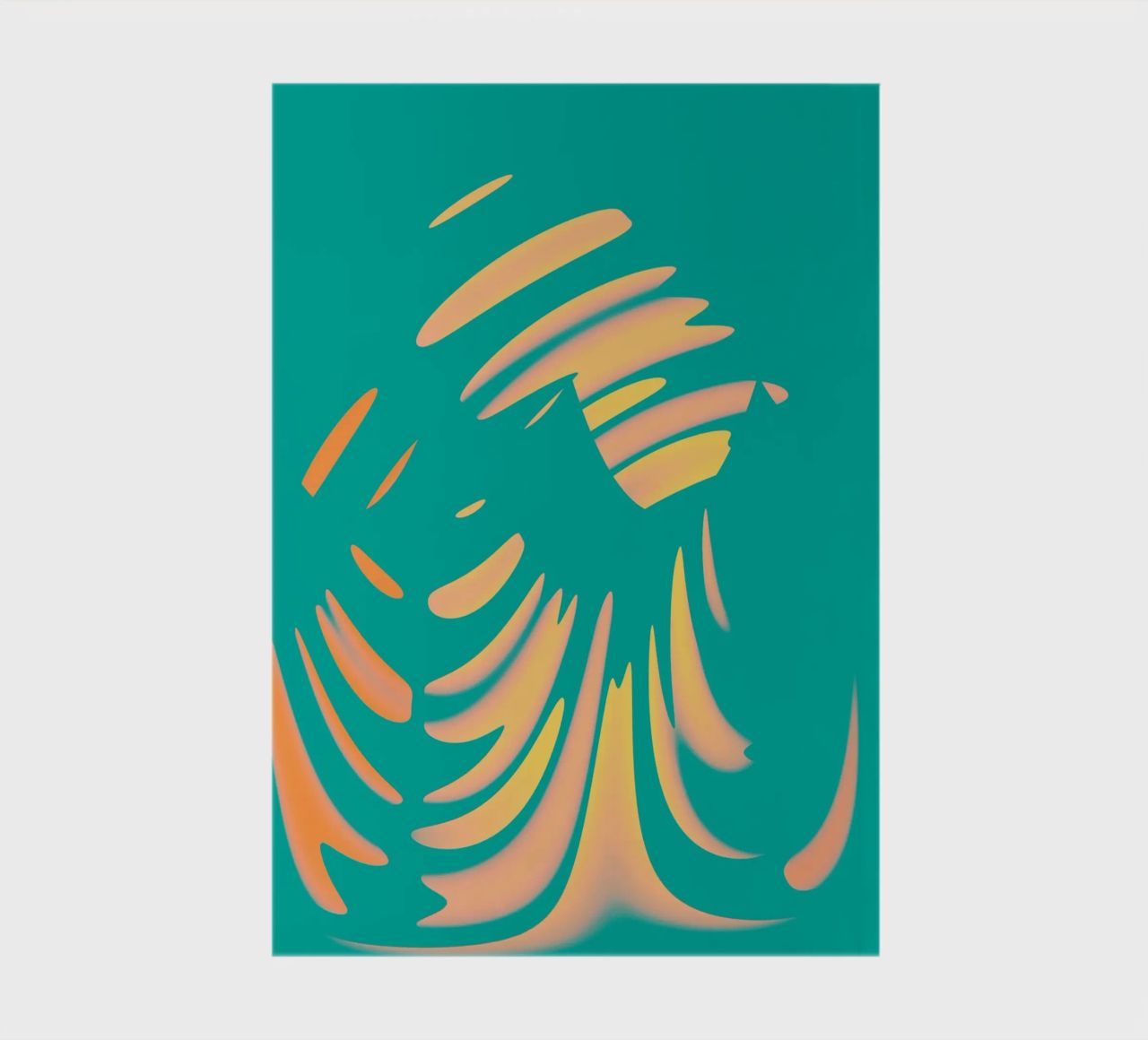Abstract dynamic pastel-coloured wave pattern notebook by Something for you