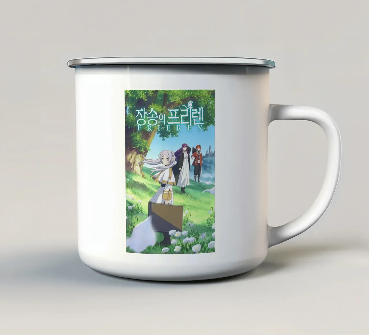 Sousou no Frieren tazza in smalto da Evie Shop