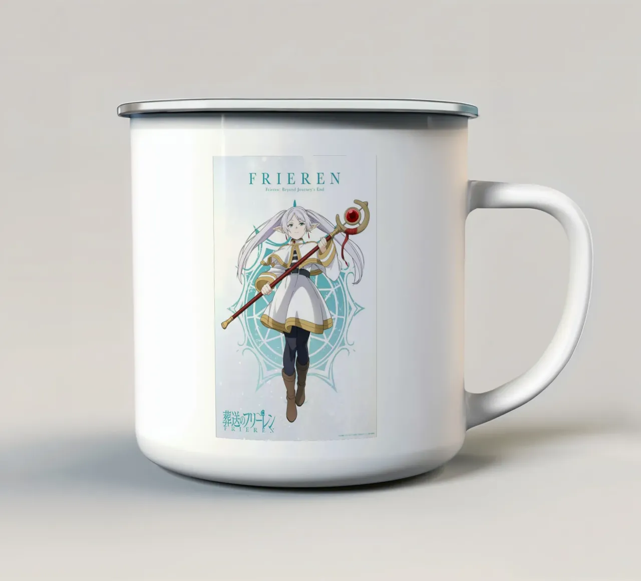 Sousou no Frieren tazza in smalto da Evie Shop