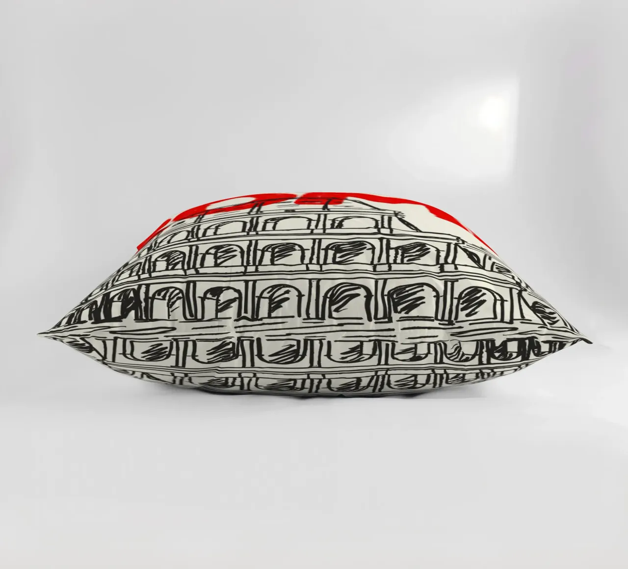 Roman Red & Ruins cuscino da MOOODZART