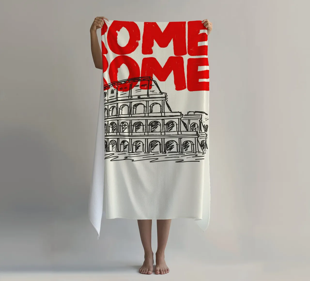 Roman Red & Ruins telo mare da MOOODZART