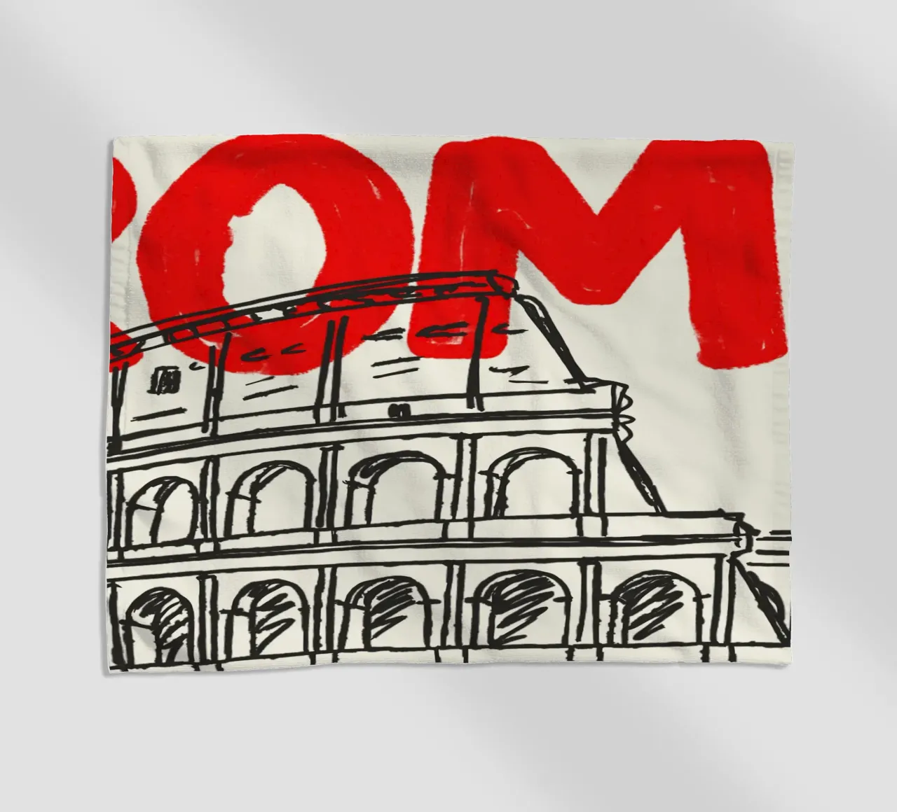 Roman Red & Ruins telo mare da MOOODZART