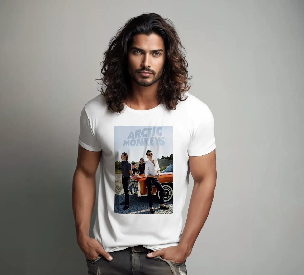 Rock and Roll Artic Monkeys t-shirt da Music Life