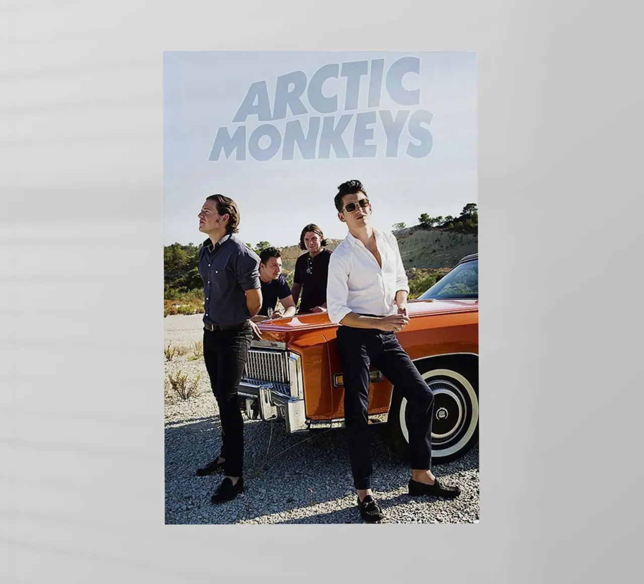 Rock and Roll Artic Monkeys pellicola backlit da Music Life