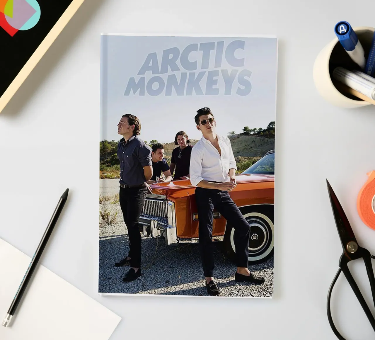 Rock and Roll Artic Monkeys notebook by Music Life