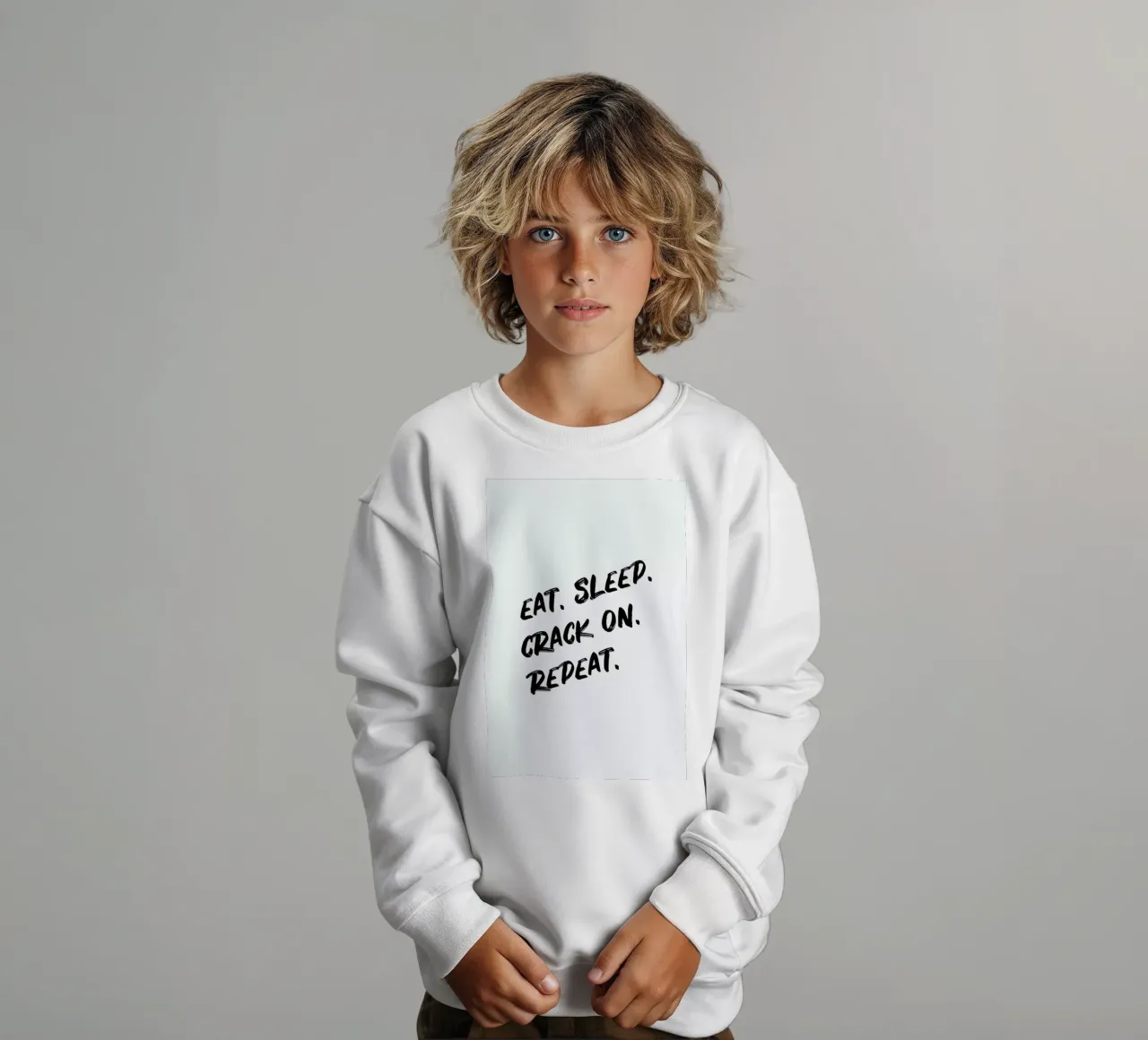 Crack On felpa bambino da daylight design studio