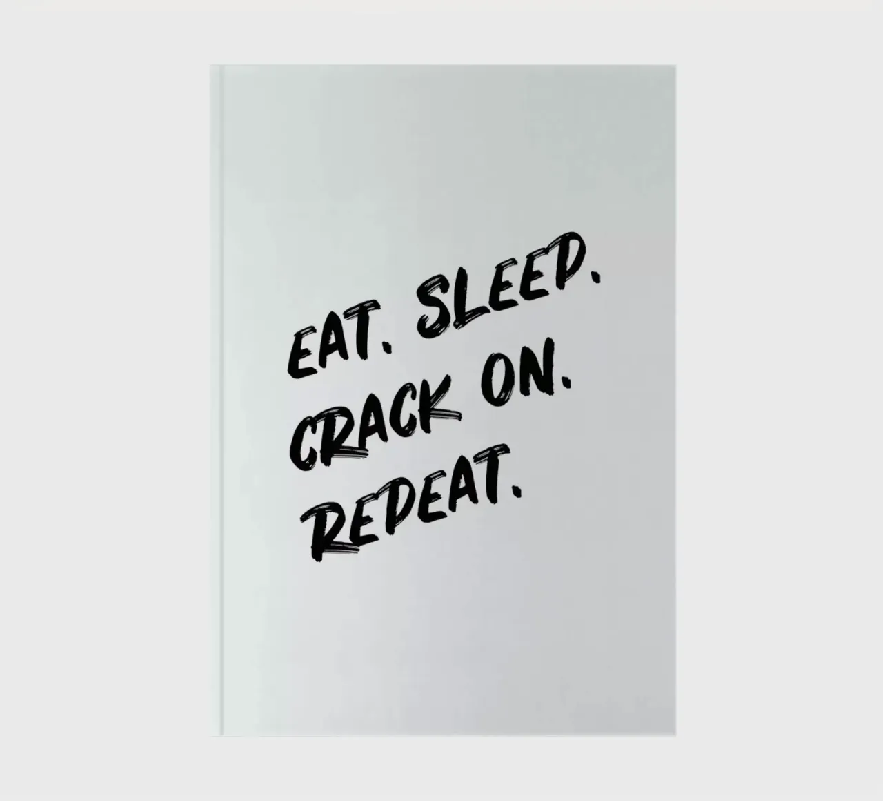 Crack On notebook by daylight design studio