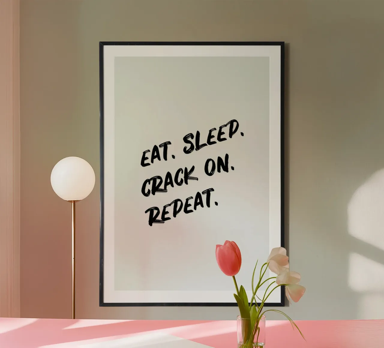 Crack On poster da daylight design studio