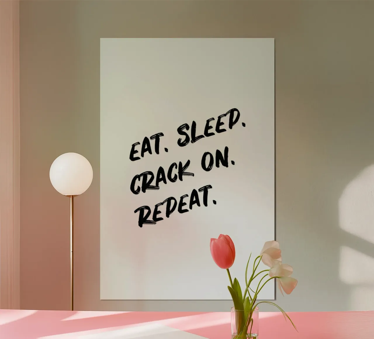 Crack On poster da daylight design studio