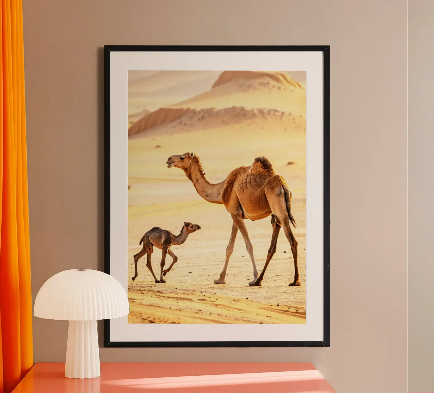 cammello e mamma poster da syabiqo