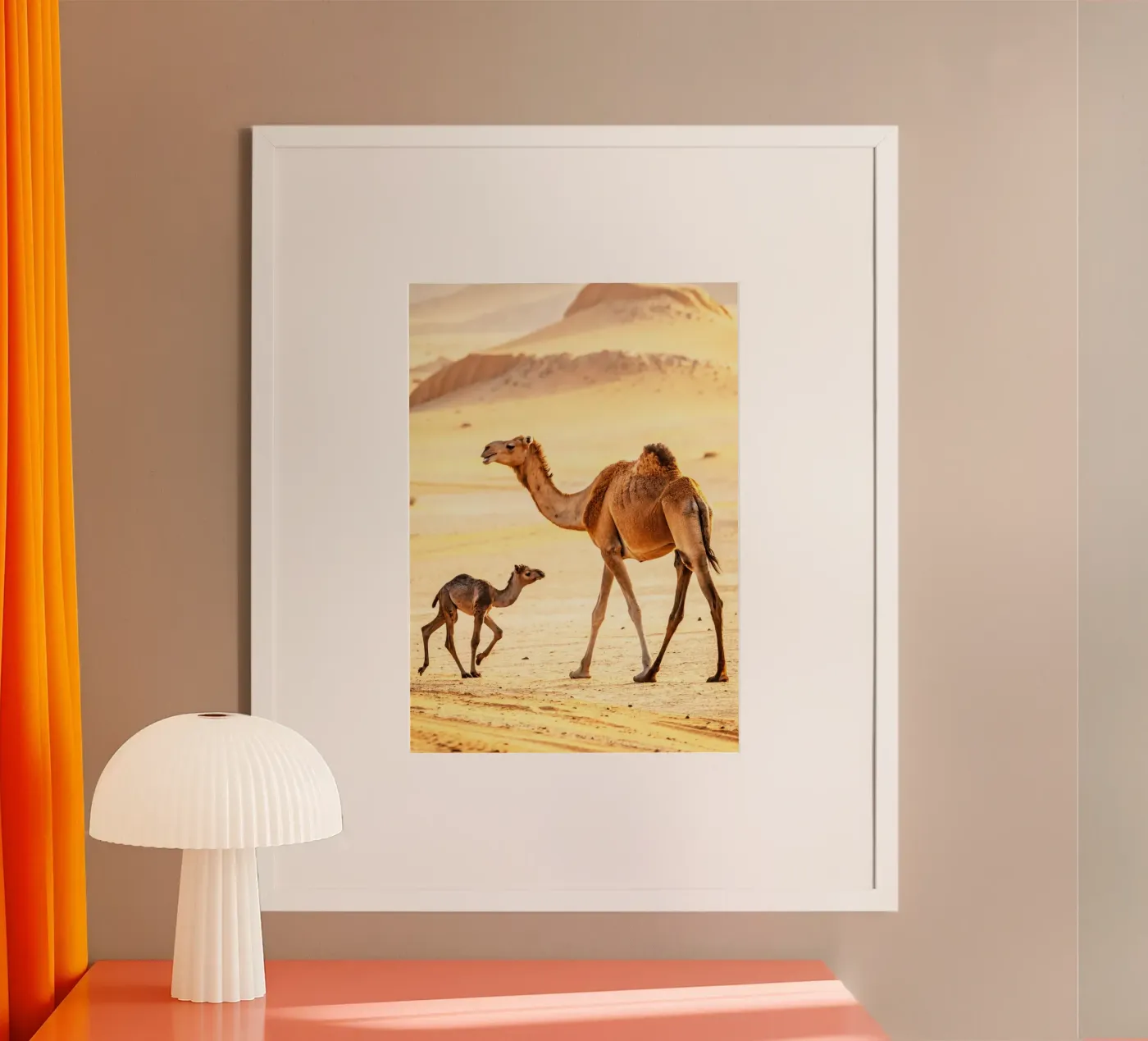 cammello e mamma poster da syabiqo