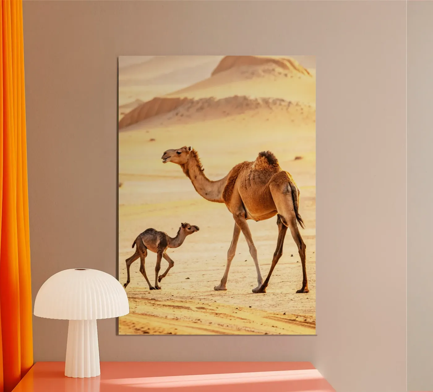 cammello e mamma poster da syabiqo