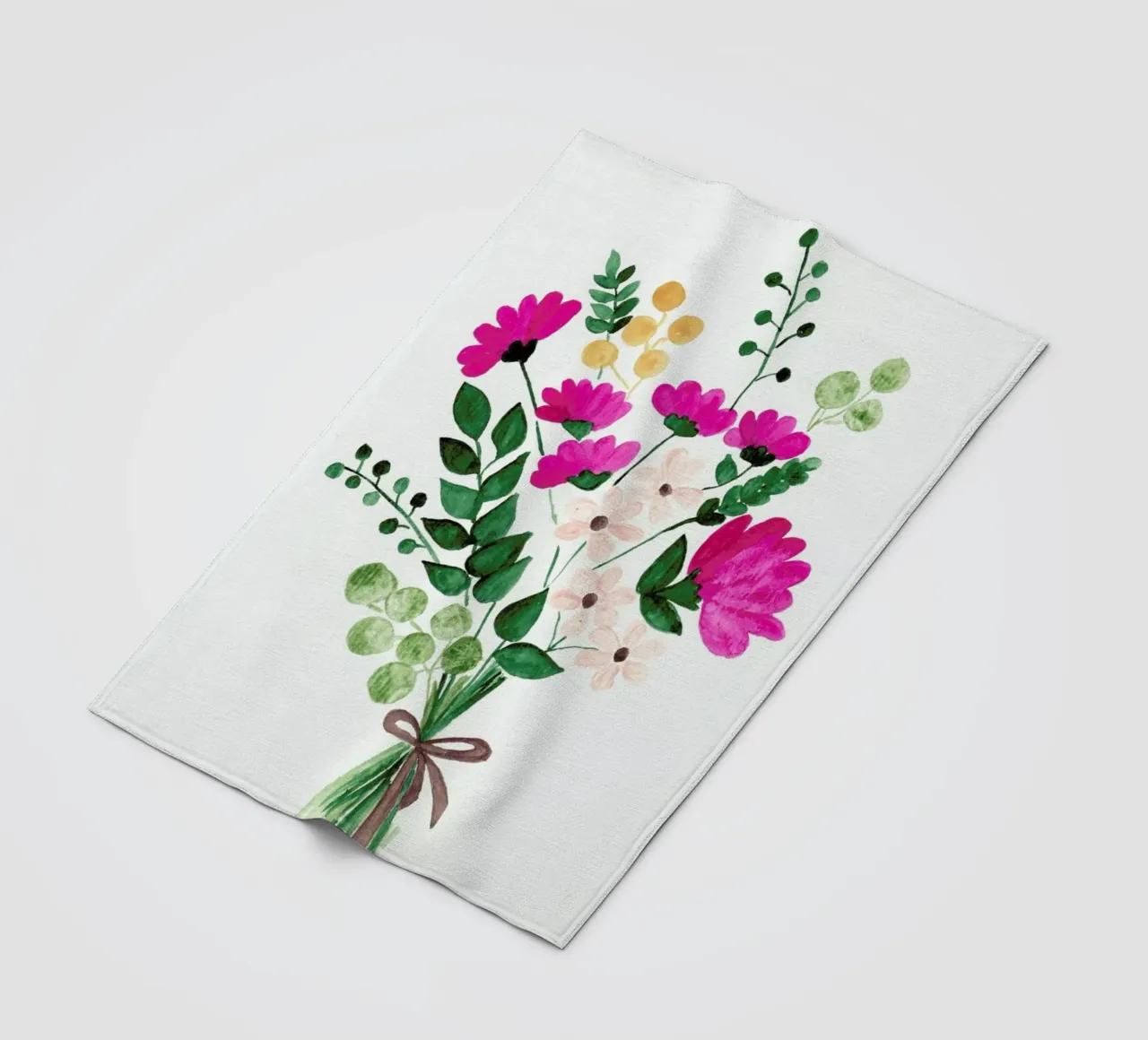 Bouquet fleece blanket by Nathys_illustration