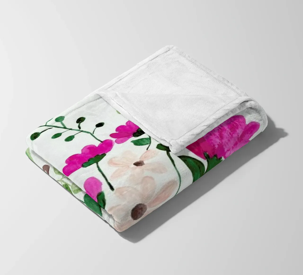 Bouquet fleece blanket by Nathys_illustration