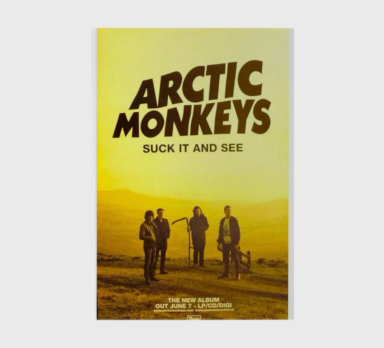 Suck It and See Flayer Artic Monkeys notebook by Music Life