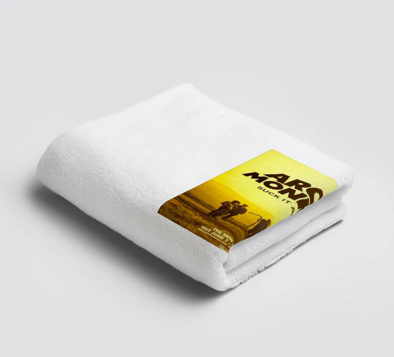 Suck It and See Flayer Artic Monkeys towel by Music Life