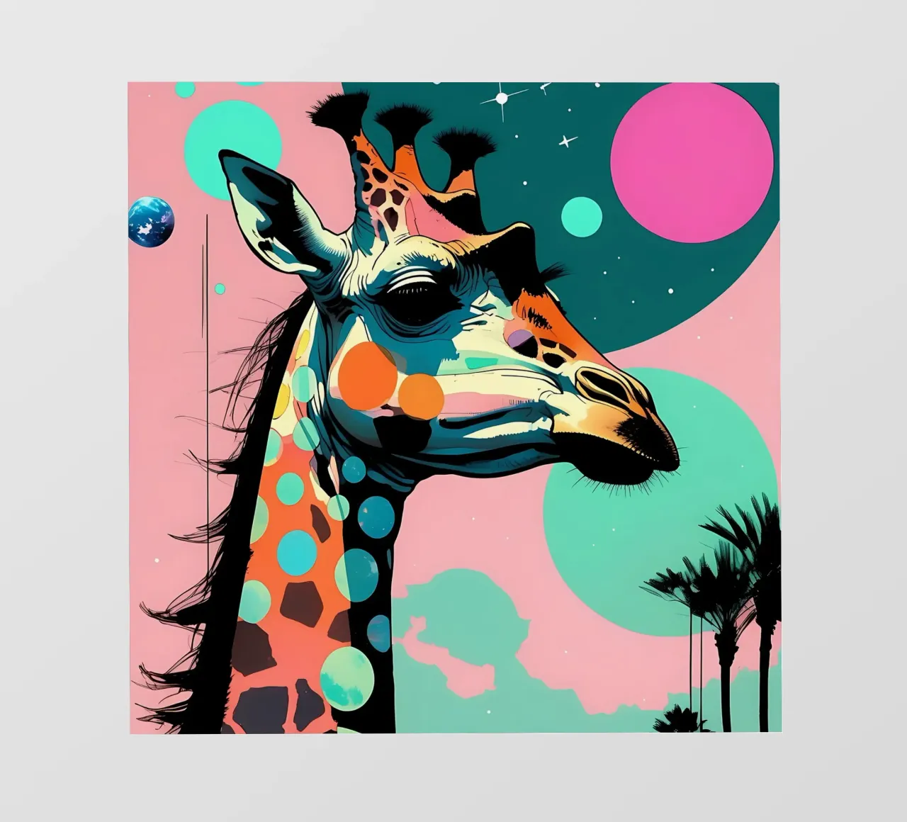Giraffa_Stile_D_1 pellicola backlit da Tierisch bunt by LK