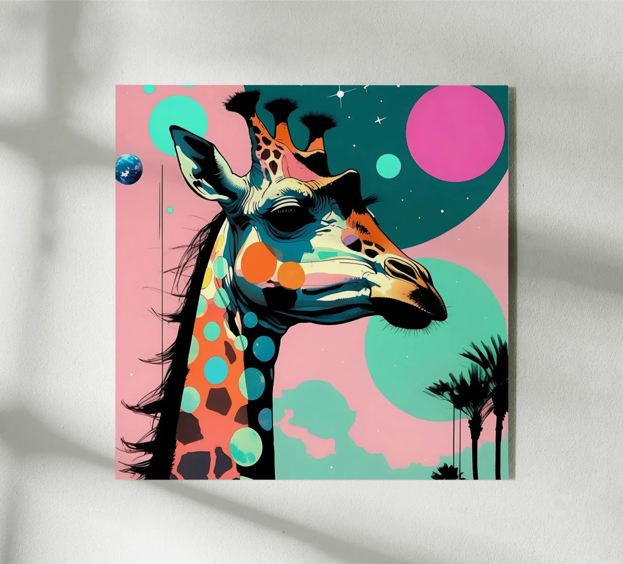 Giraffa_Stile_D_1 plexiglass da Tierisch bunt by LK