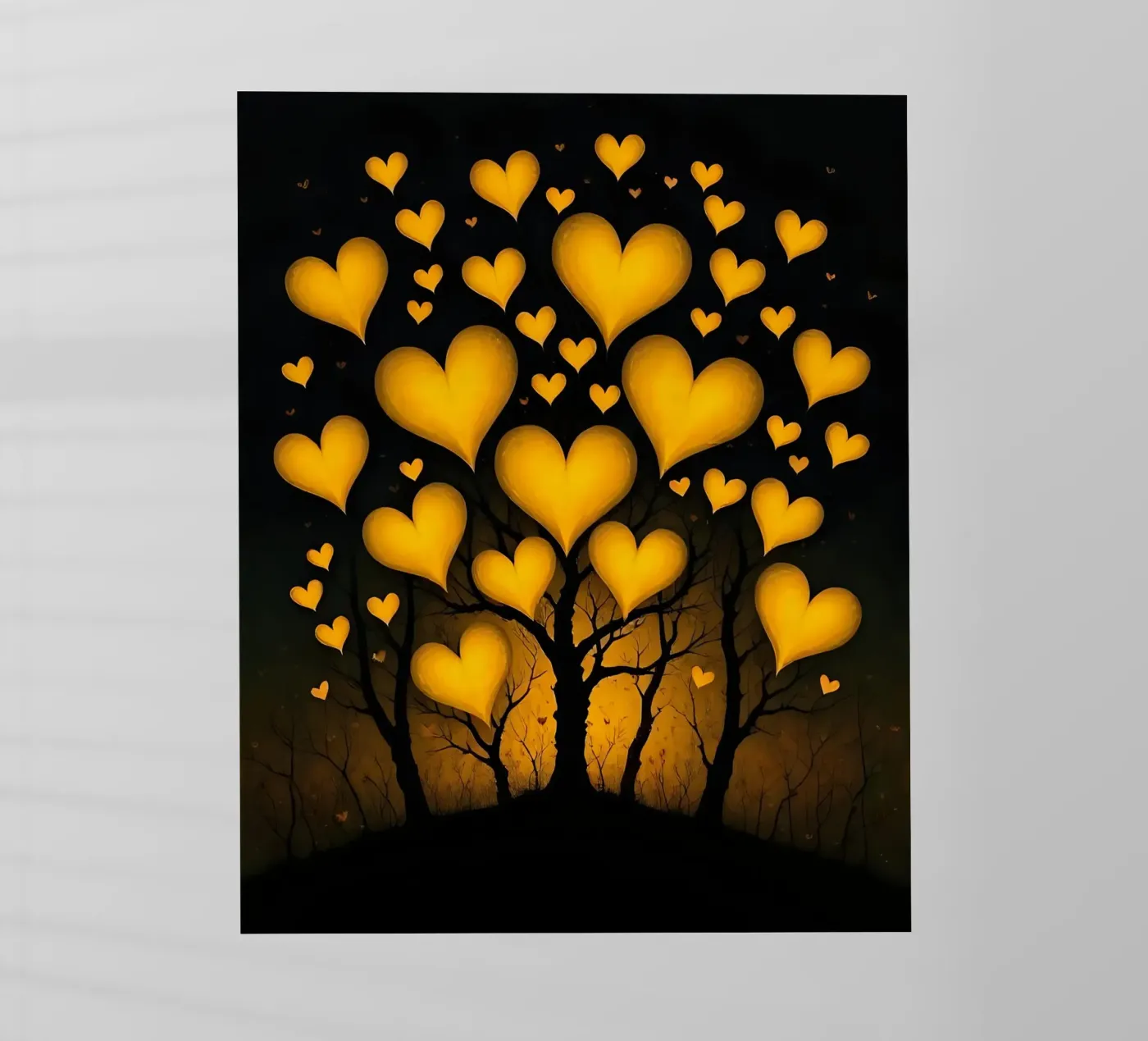 Cuori_8 pellicola backlit da schwarz-gelb by LK