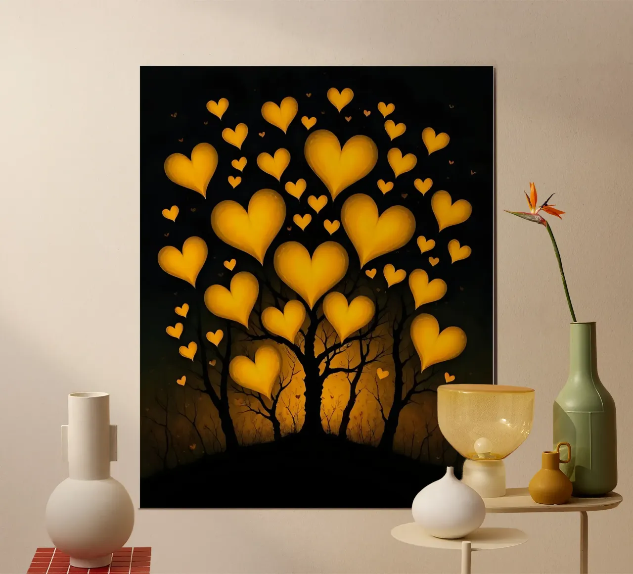 Cuori_8 poster da schwarz-gelb by LK