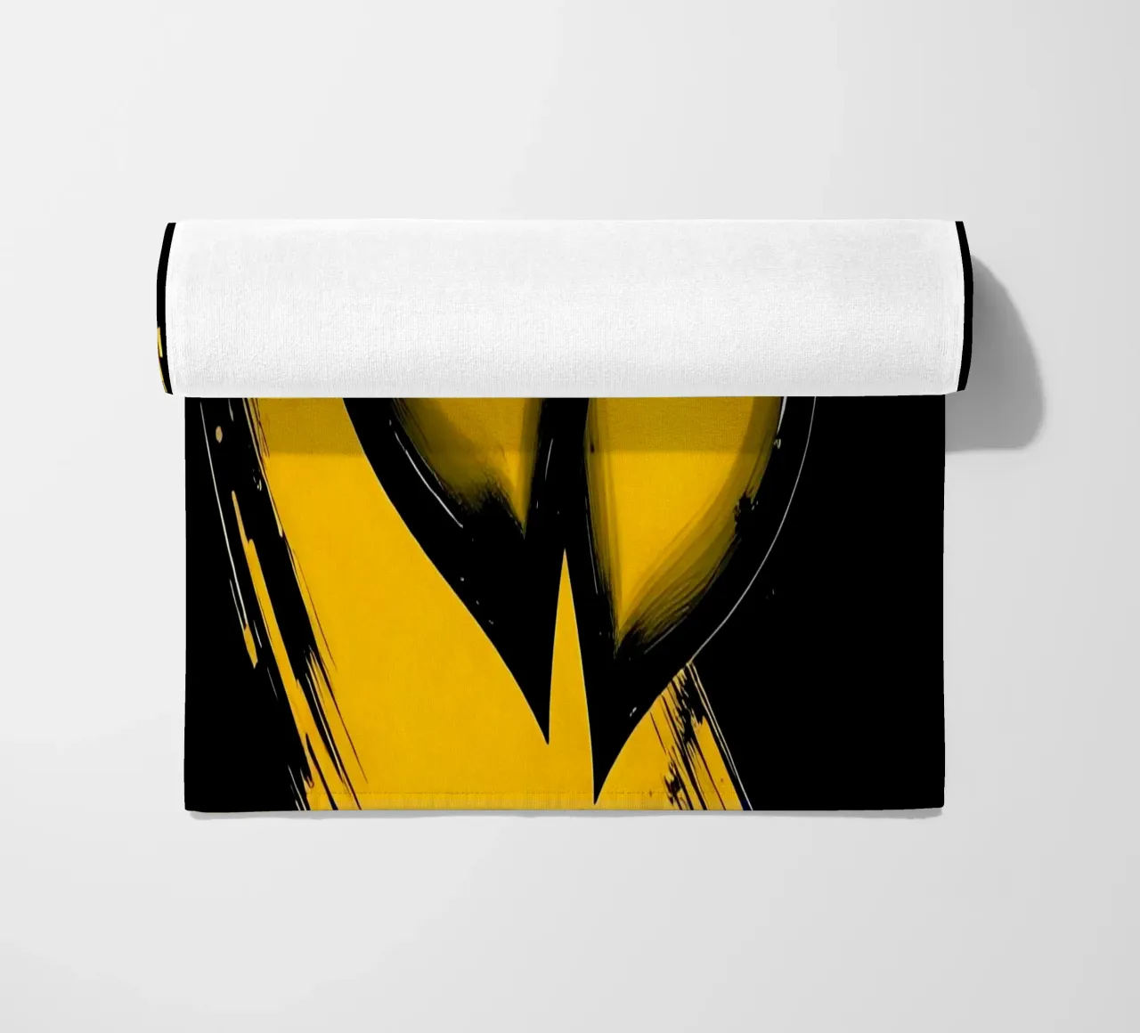 Cuori_9 telo mare da schwarz-gelb by LK