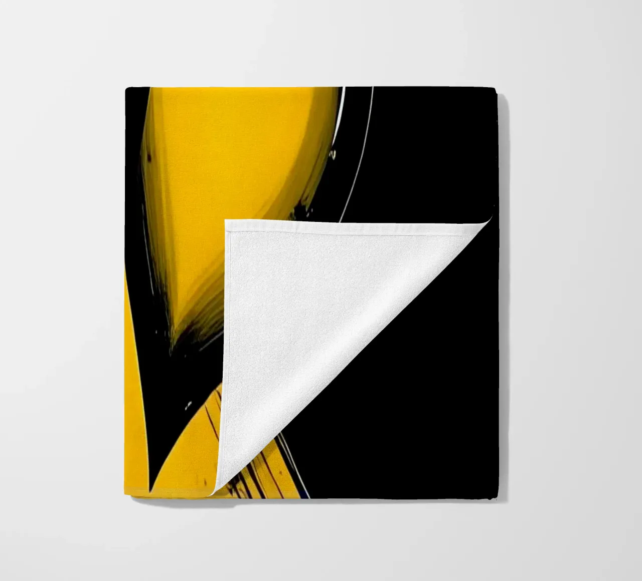 Cuori_9 telo mare da schwarz-gelb by LK