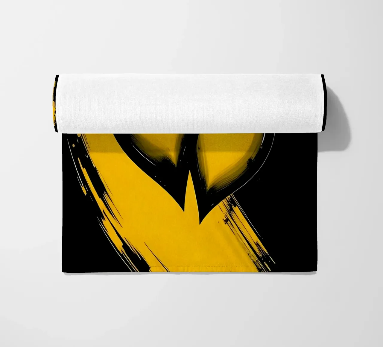 Cuori_9 telo mare da schwarz-gelb by LK