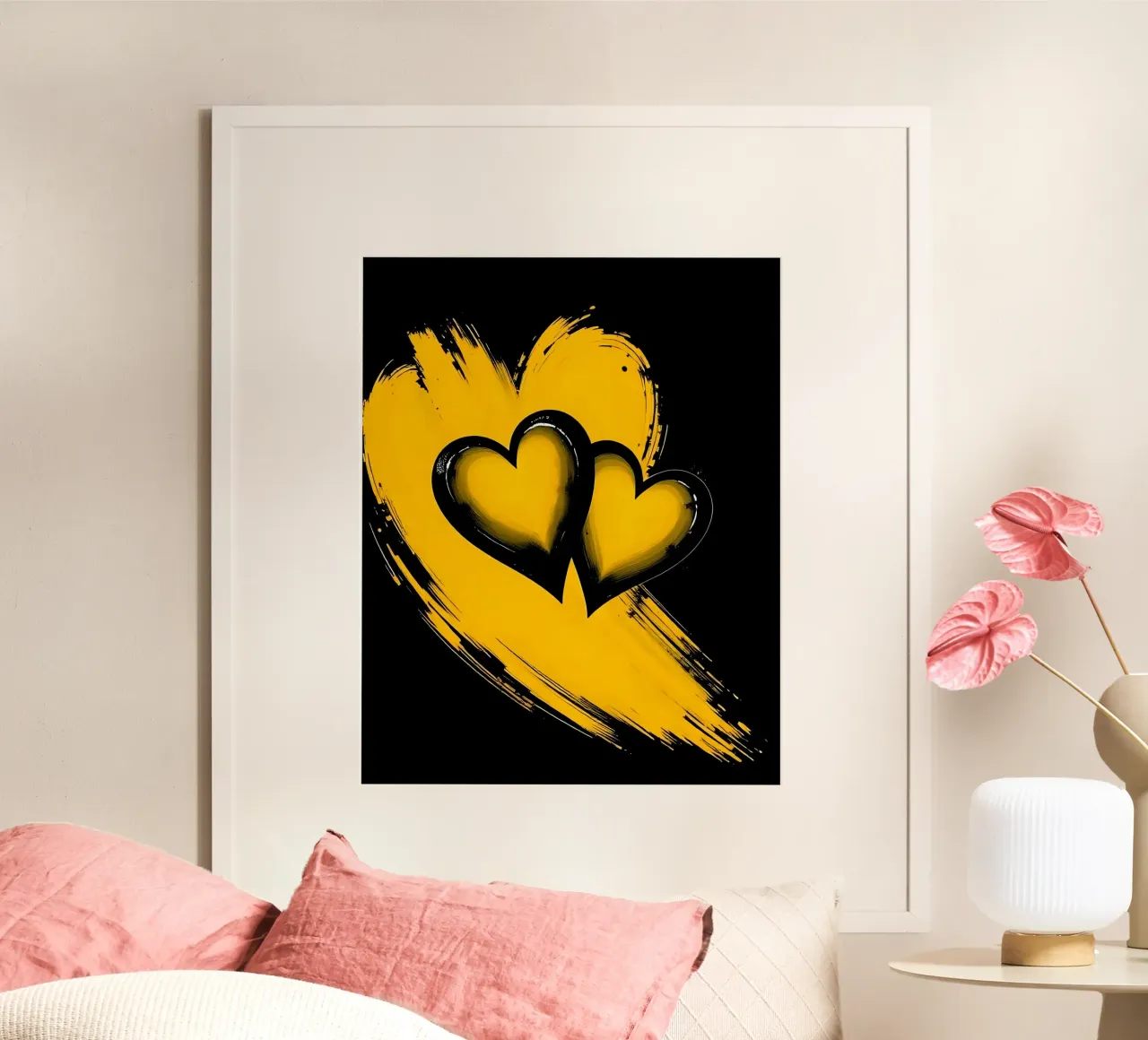 Cuori_9 poster da schwarz-gelb by LK