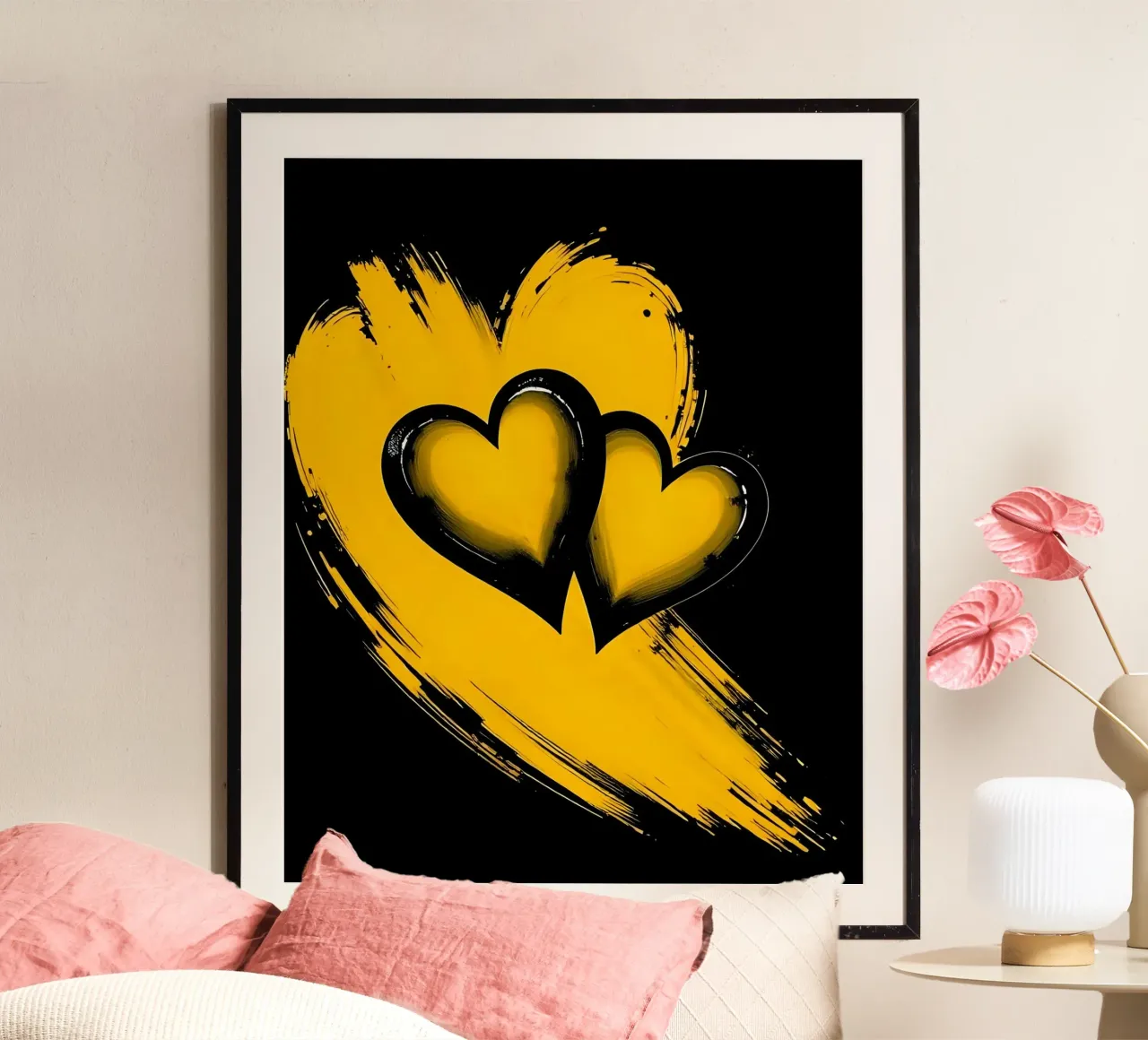 Cuori_9 poster da schwarz-gelb by LK