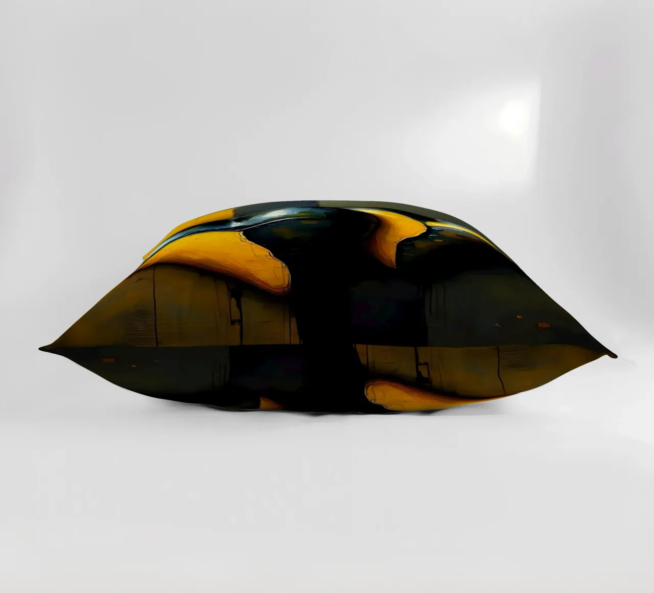 Cuori_10 cuscino da schwarz-gelb by LK